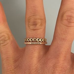 Two Pandora stackable rings